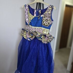 Elegant Blue Kids Formal Dress